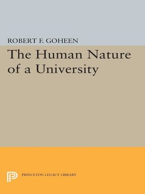cover image of The Human Nature of a University
